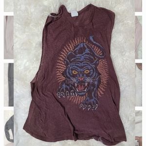 OBEY high neck tank top